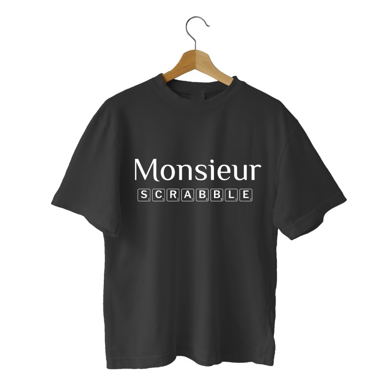 Tee shirt "Monsieur et Madame Scrabble"