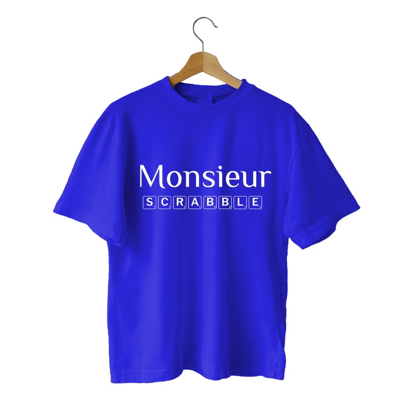 Tee shirt "Monsieur et Madame Scrabble"