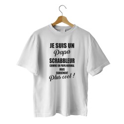 Tee shirt "Parents Scrabbleurs mais carrément plus cool"