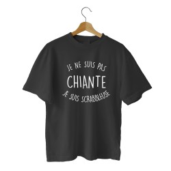 Tee shirt "Je ne suis pas chiant(e) je suis scrabbleur(se)"