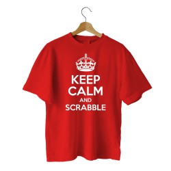 Tee shirt "Keep calm and Scrabble" - Mixte