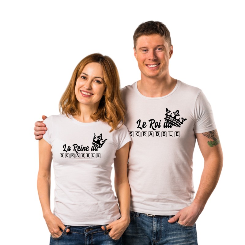 Tee shirt "Les rois du Scrabble"