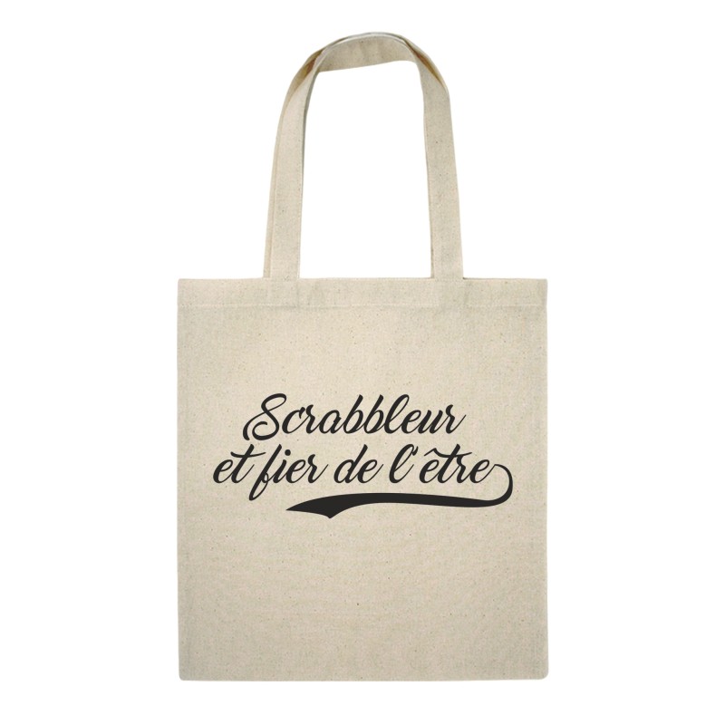 Sac "Scrabbleur et fier de l'être"