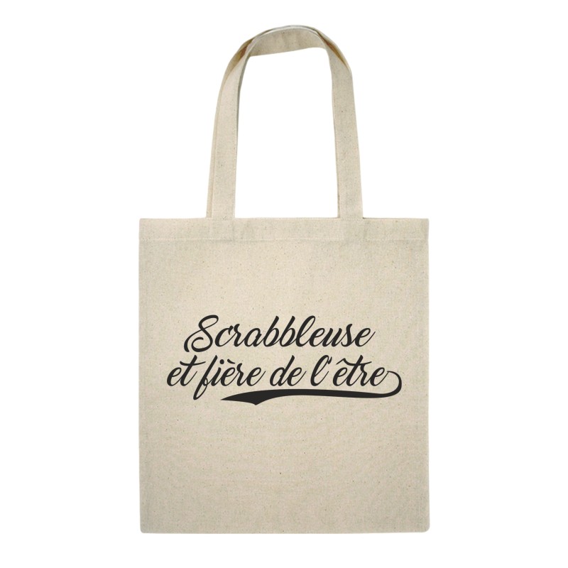 Sac "Scrabbleuse et fière de l'être"