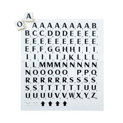 Kit rénovateur pour lettres usagées